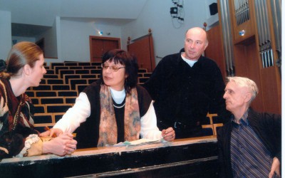 2005 Režie opery se studenty konzervatoře – s mistrem světla A. Šimelou a dirigentem J. Šrubařem